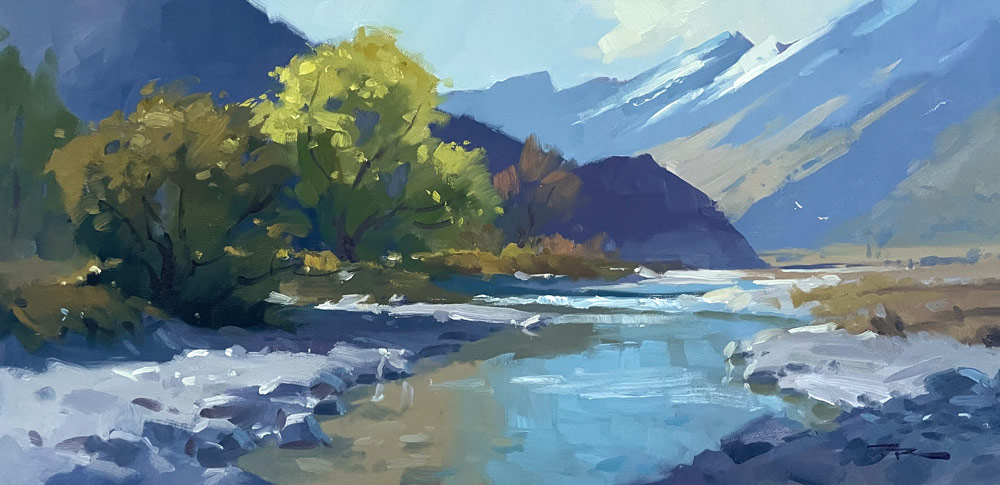 Painting Critiques for the Mountain River Workshop