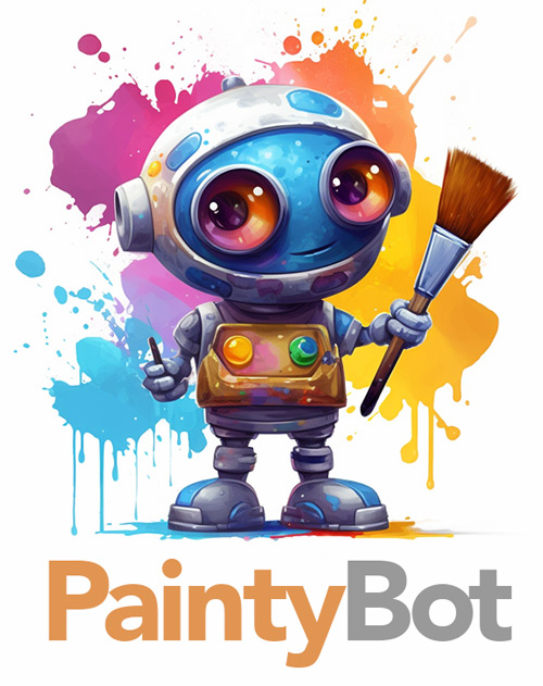 Let PaintyBot Critique Your Painting logo