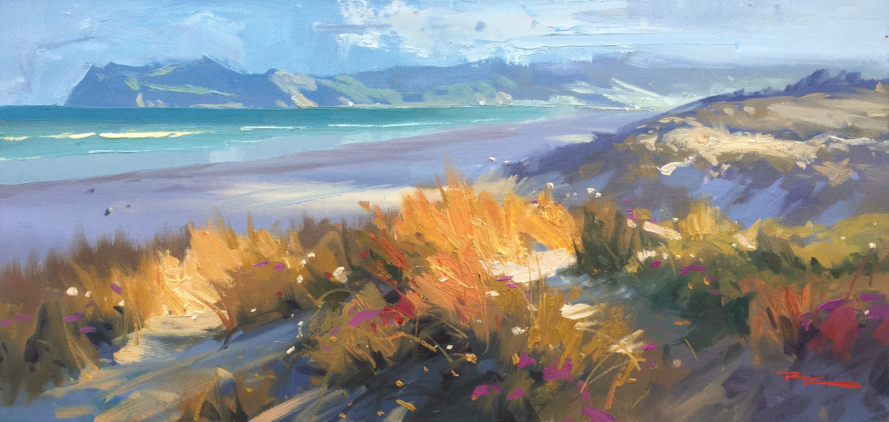 Painting Details in Dune Grasses