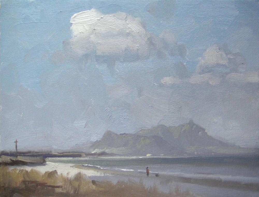 Painting Ruakaka Beach