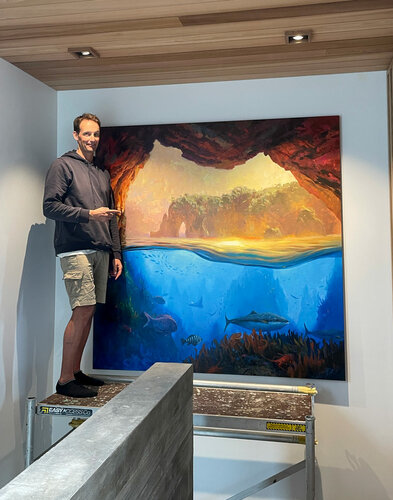 Painting a LARGE commission