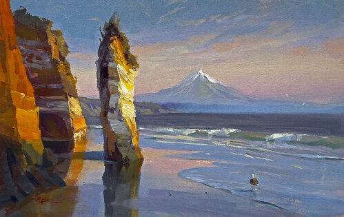 Painting critiques for the Three Sisters workshop