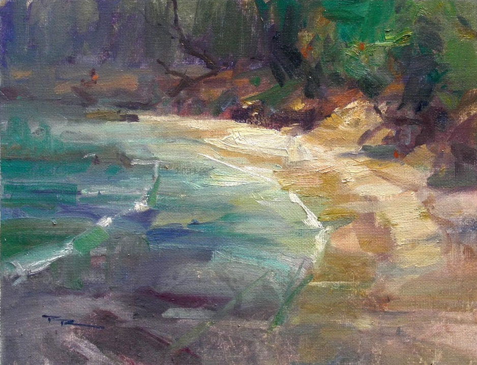 Painting adventure at Waipu Cove