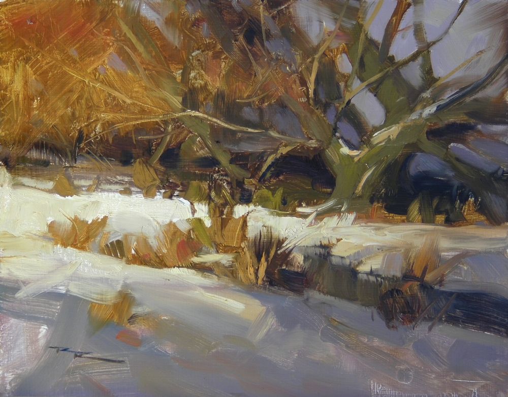 Painting Tip : Using Oils like Watercolors