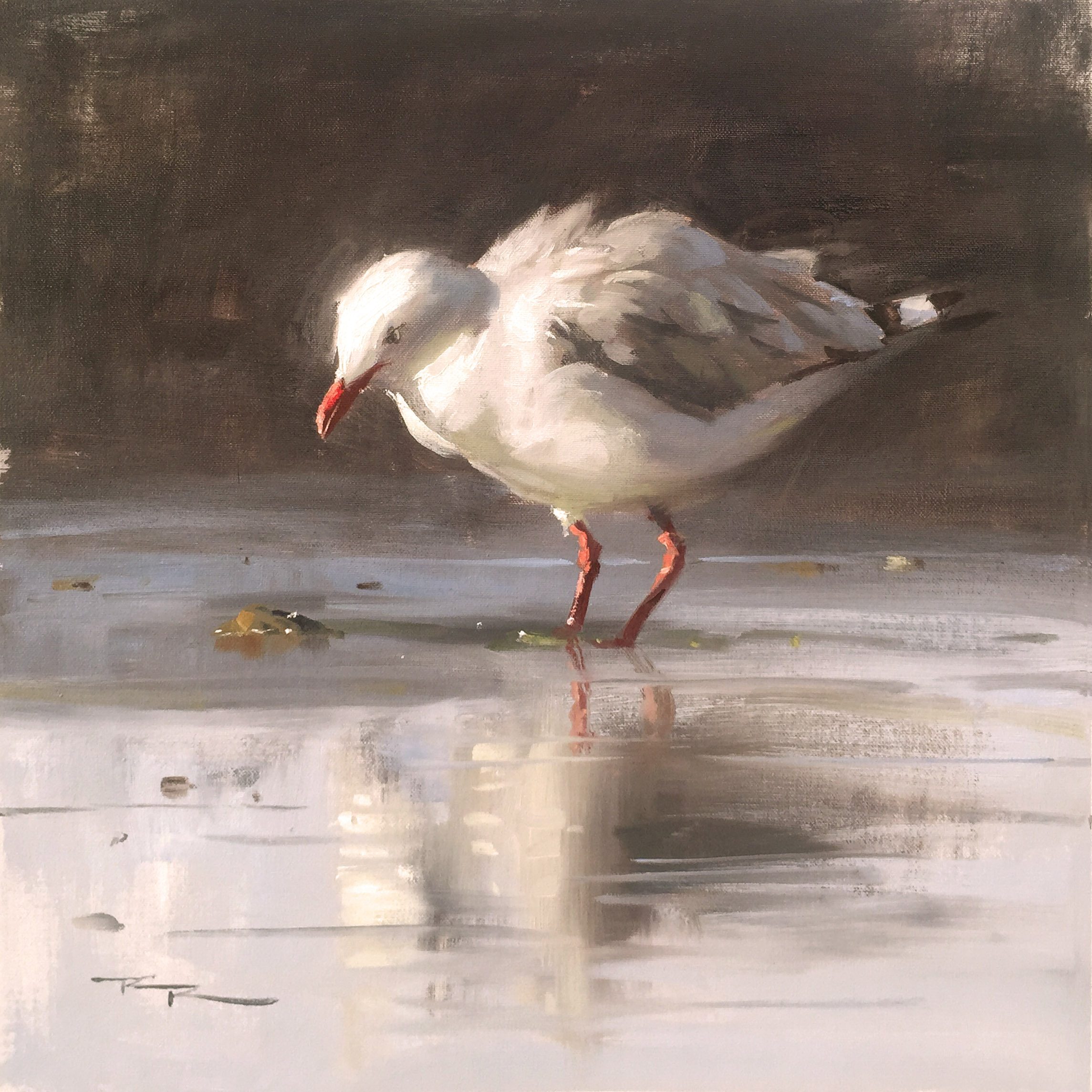 Seagulls, Online Painting Lessons