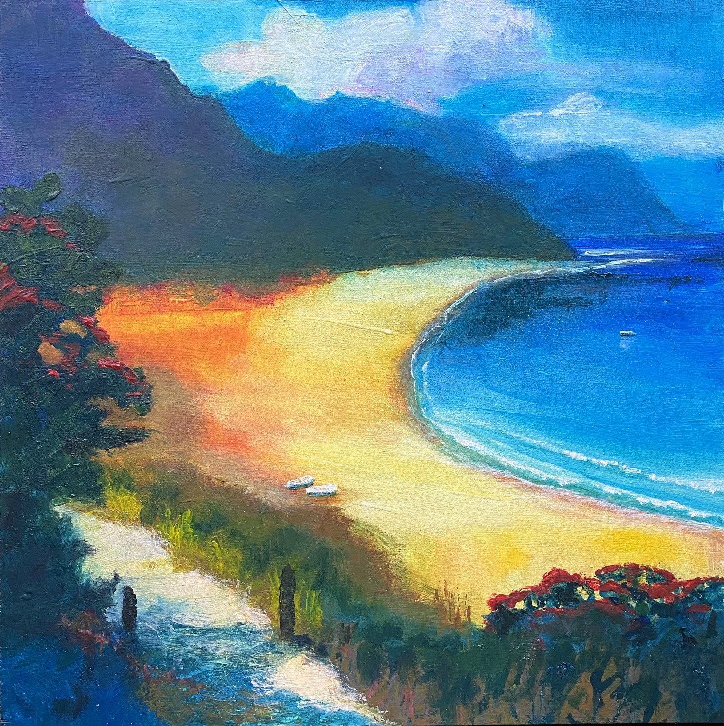 Vibrant Beach - Afke van Mansum