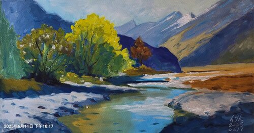 Mountain river practice 