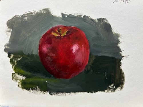 Red Apple -may not be glowing but I think I achieved a form
